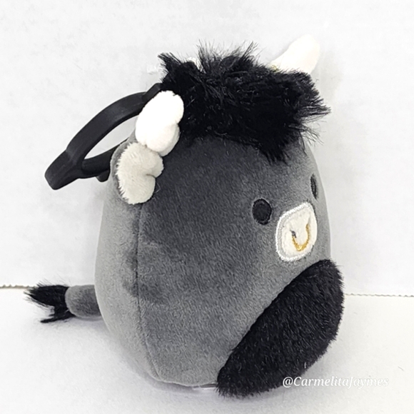 🖤 LAKE 🐃 Black Bull Select Series Clip Original Squishmallow ☆ NWT ☆ - Picture 7 of 9
